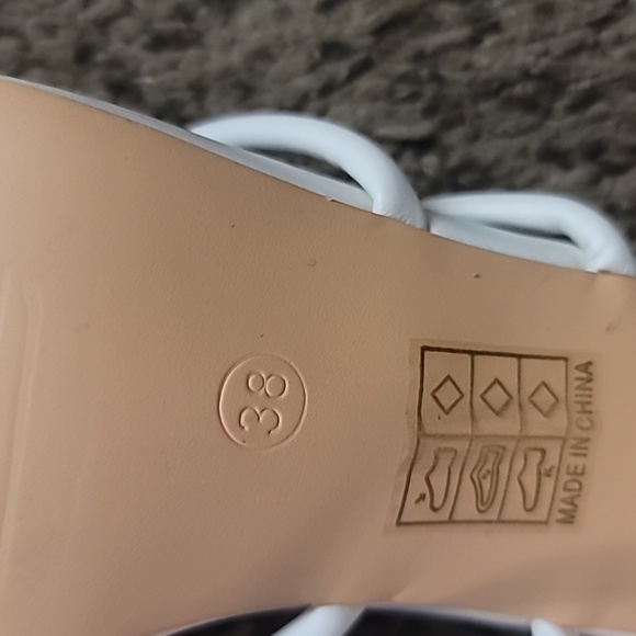 Cucco white string heels - Picture 4 of 5